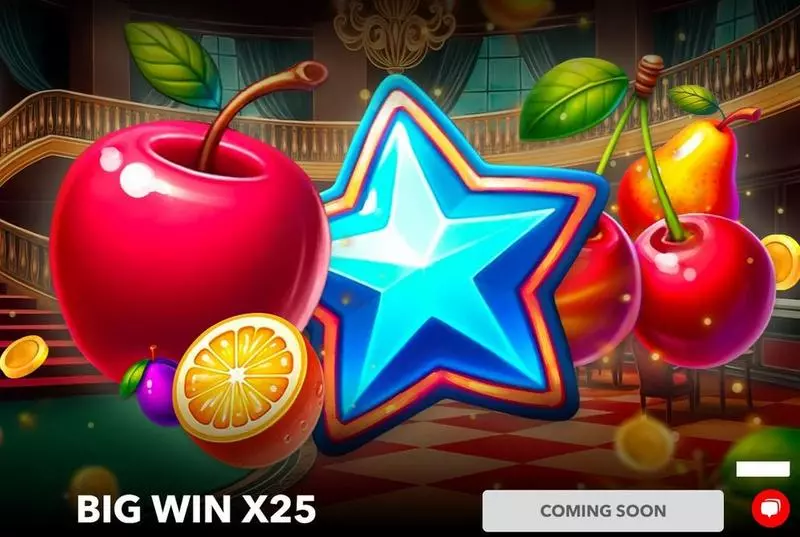 Big Win x25 Mascot Gaming Slot Introduction Screen