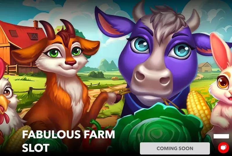 Fabulous Farm Mascot Gaming Slot Introduction Screen