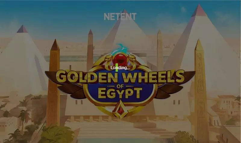 Golden Wheels of Egypt NetEnt Slot Introduction Screen