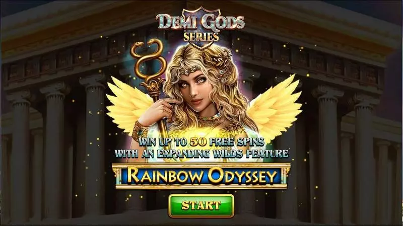 Rainbow Odyssey Spinomenal Slot Introduction Screen