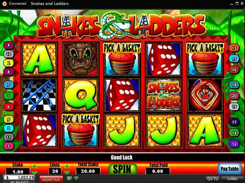 Snakes and Ladders 888 Slot Bonus 1
