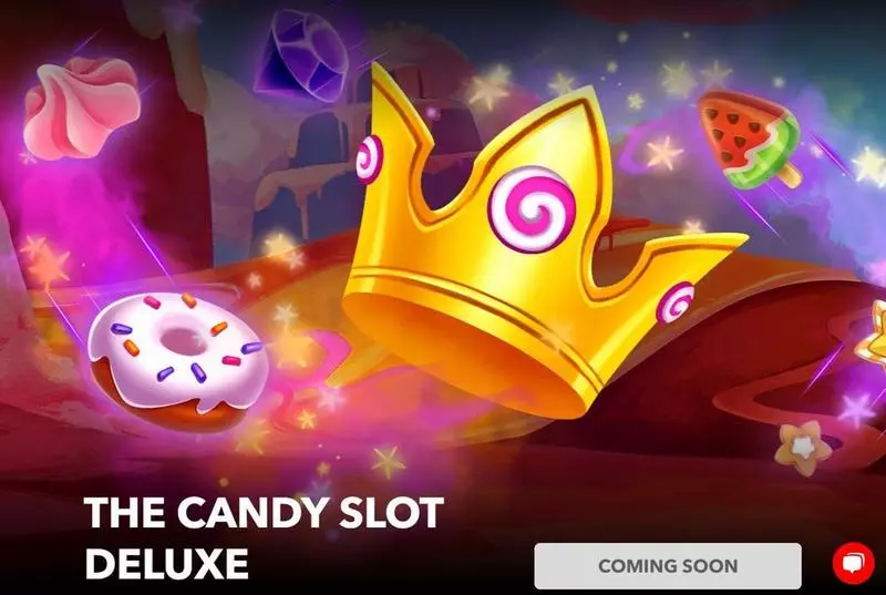 The Candy Slot Deluxe Mascot Gaming Slot Introduction Screen