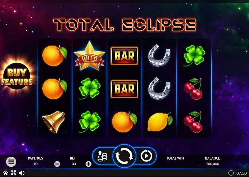 Total Eclipse Apparat Gaming Slot Main Screen Reels