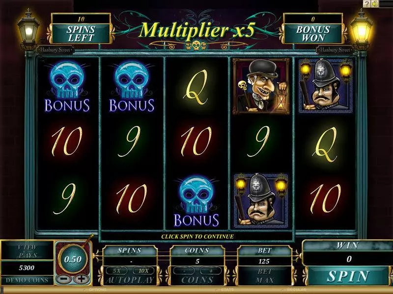 Victorian Villain Genesis Slot Bonus 1