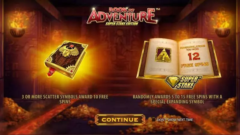 Book of Adventure: Super Stake Edition StakeLogic Slot Info and Rules