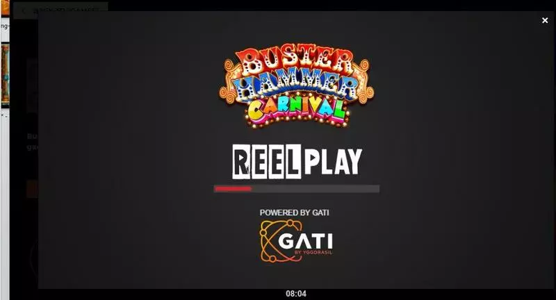 Buster Hammer Carnival ReelPlay Slot Introduction Screen