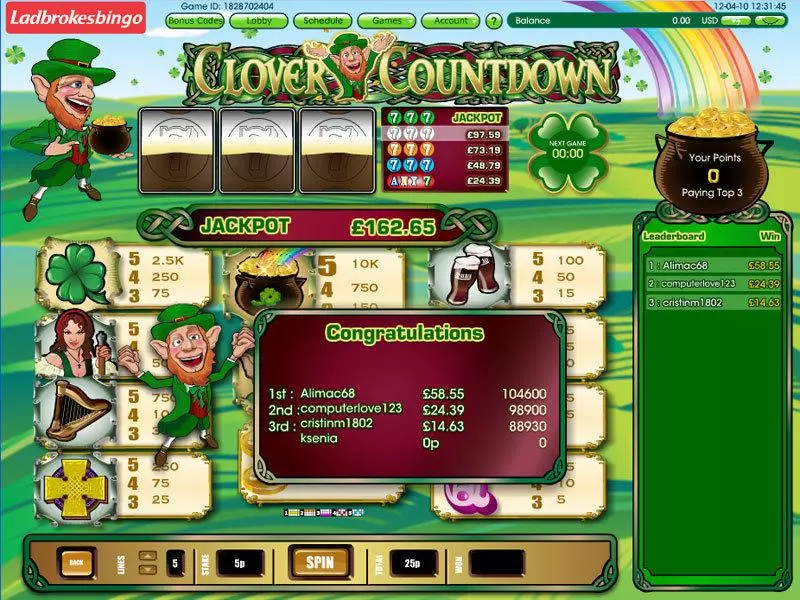 Clover Countdown Mini Virtue Fusion Slot Bonus 1
