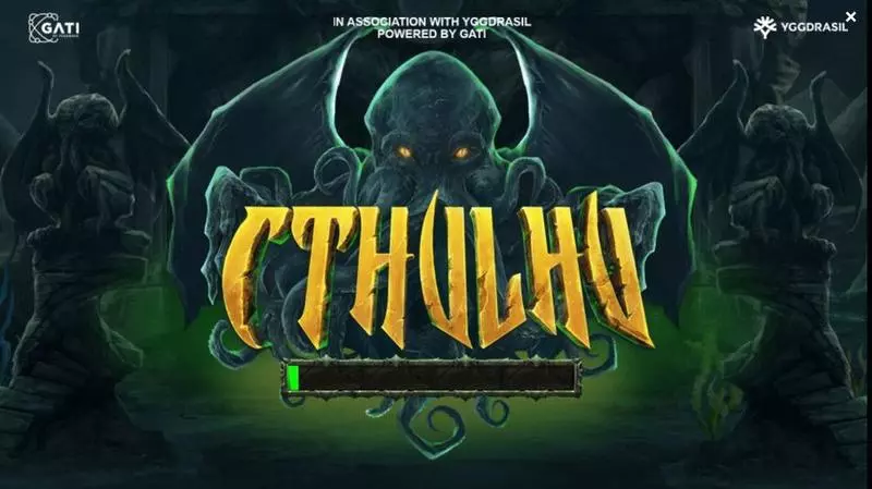 Cthulhu G.games Slot Introduction Screen