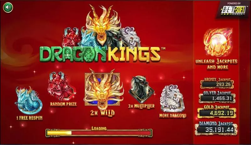 Dragon Kings BetSoft Slot Info and Rules
