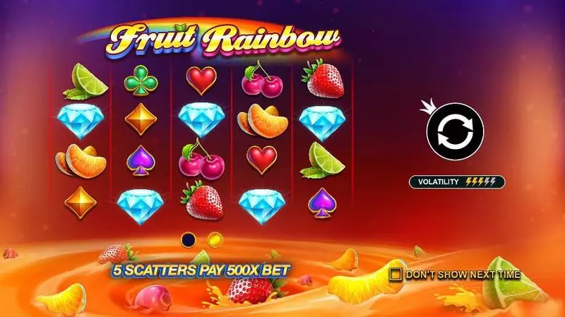 Fruit Rainbow Pragmatic Play Slot Info and Rules