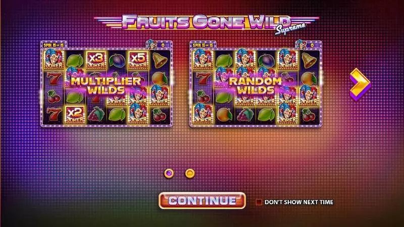 Fruits Gone Wild Supreme StakeLogic Slot Info and Rules
