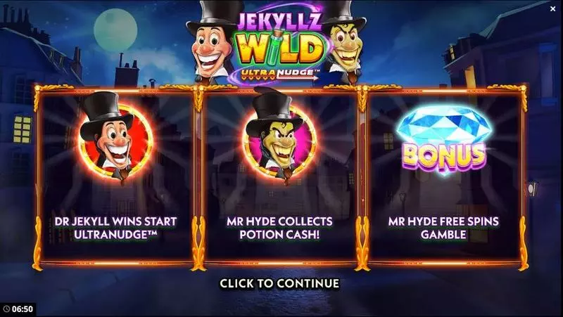 Jekyllz Wild UltraNudge Bang Bang Games Slot Info and Rules