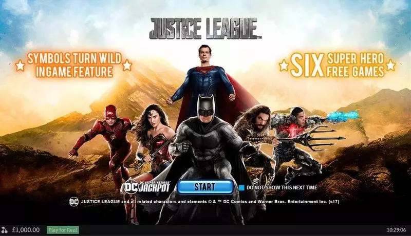 Justice League PlayTech Slot Info and Rules