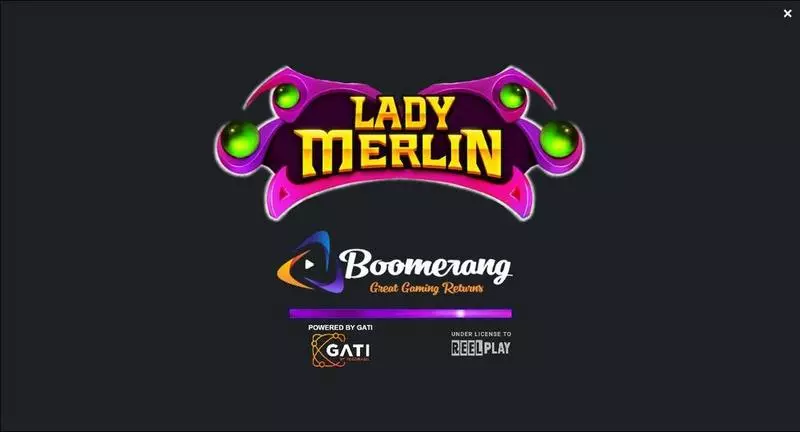 Lady Merlin ReelPlay Slot Introduction Screen