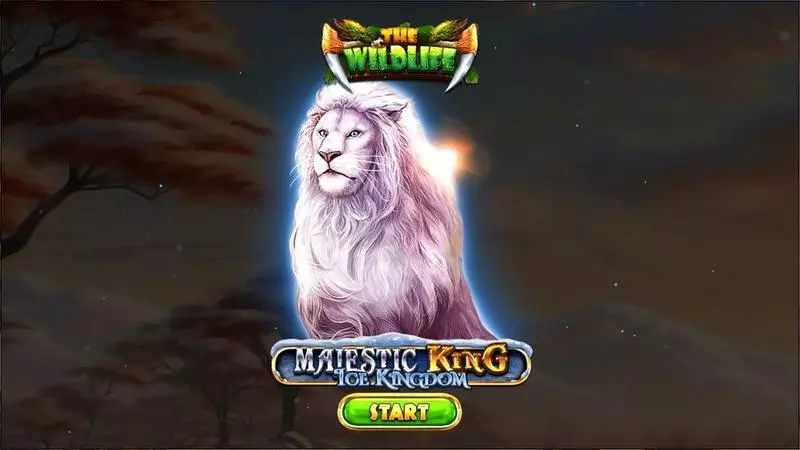 Majestic King- Ice Kingdom Spinomenal Slot Introduction Screen