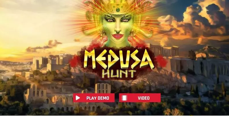 Medusa Hunt Red Rake Gaming Slot Introduction Screen