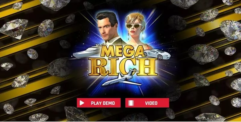 Mega Rich Red Rake Gaming Slot Introduction Screen