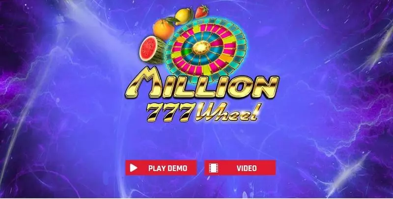 Million 777 Wheel  Red Rake Gaming Slot Introduction Screen