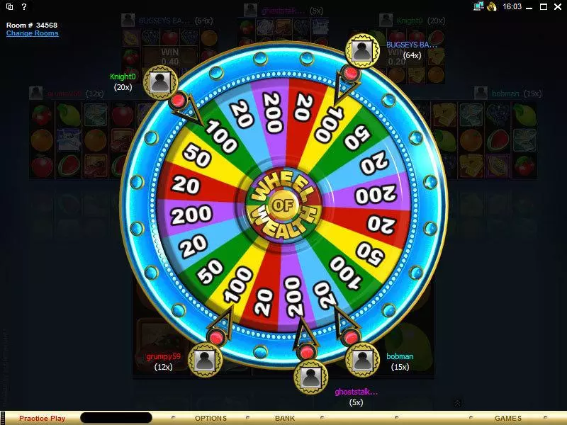 Multi-Player Wheel of Wealth Special Edition Microgaming Slot Bonus 1