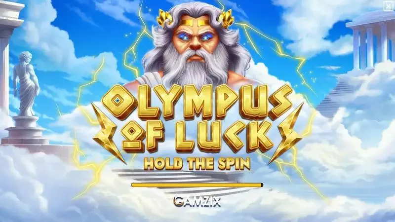 Olympus of Luck Gamzix Slot Introduction Screen