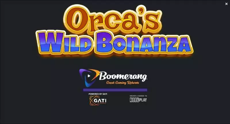 Orca's Wild Bonanza ReelPlay Slot Introduction Screen