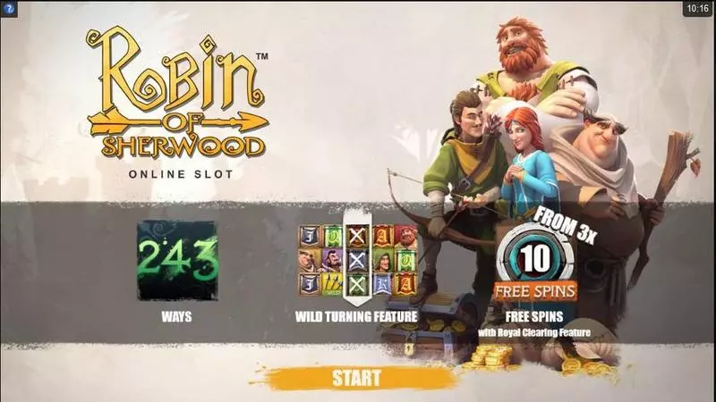 Robin of Sherwood Microgaming Slot Info and Rules