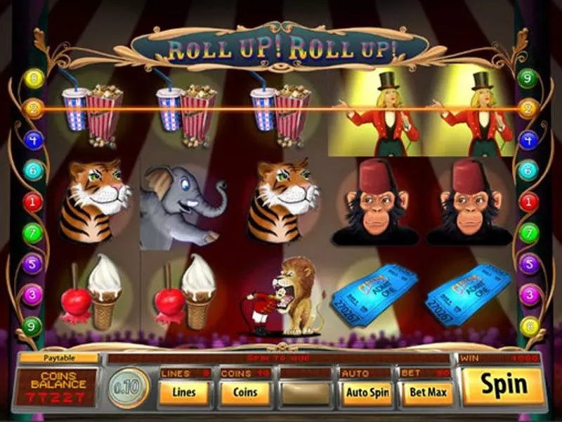 Roll Up Roll Up Saucify Slot Main Screen Reels
