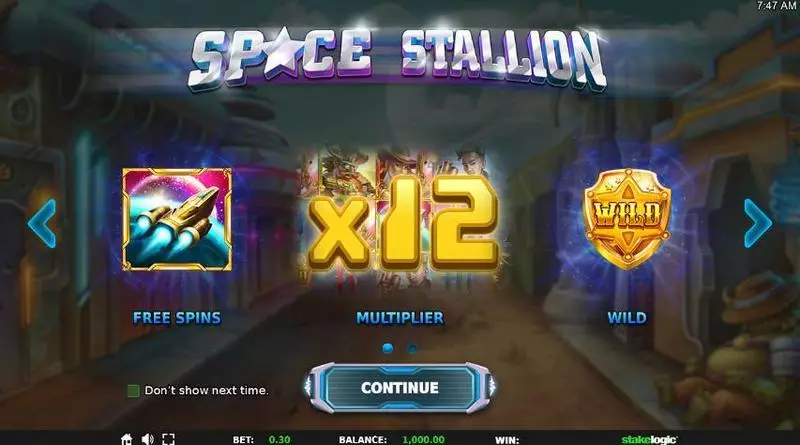 Space Stallion StakeLogic Slot Info and Rules