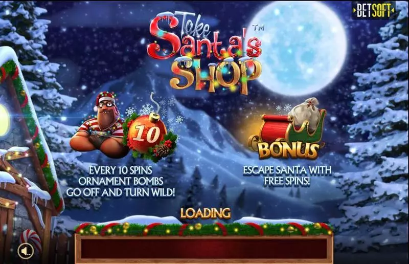 Take Santa’s Shop BetSoft Slot Info and Rules