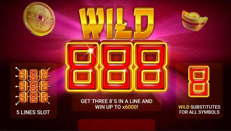 Wild 888 Booongo Slot Info and Rules