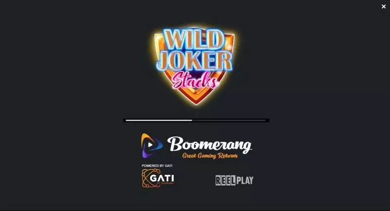 Wild Joker Stacks ReelPlay Slot Introduction Screen