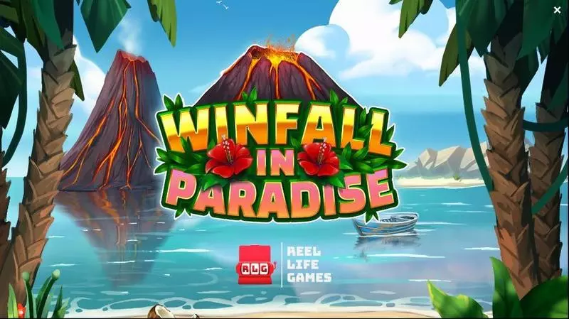 Winfall in Paradise Reel Life Games Slot Introduction Screen